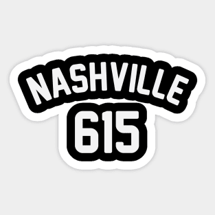 Nashville 615 Sticker